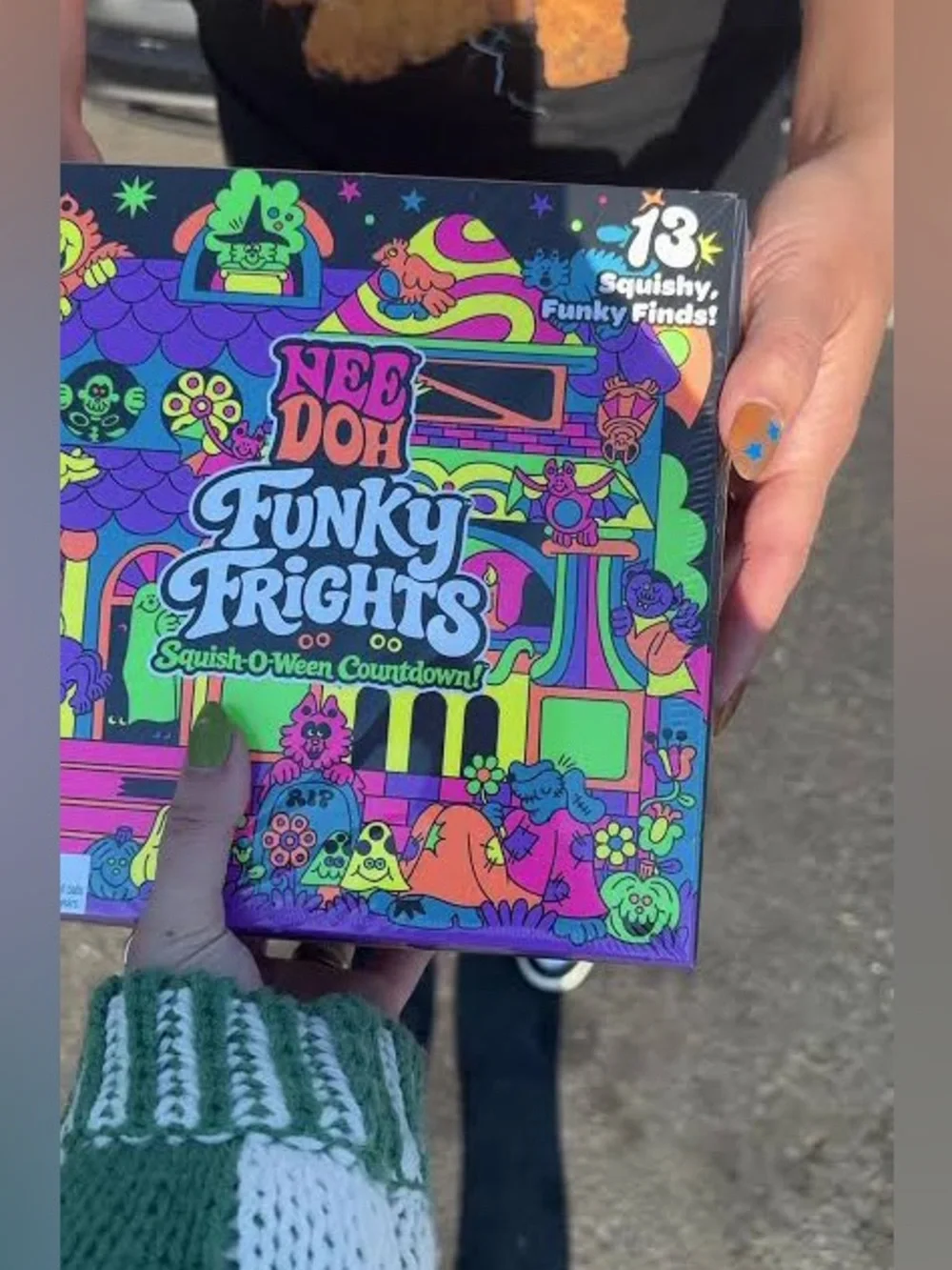 NEW NEEDOH FUNKY FRIGHTS SQUISH-O-WEEN COUNTDOWN ADVENT CALENDAR